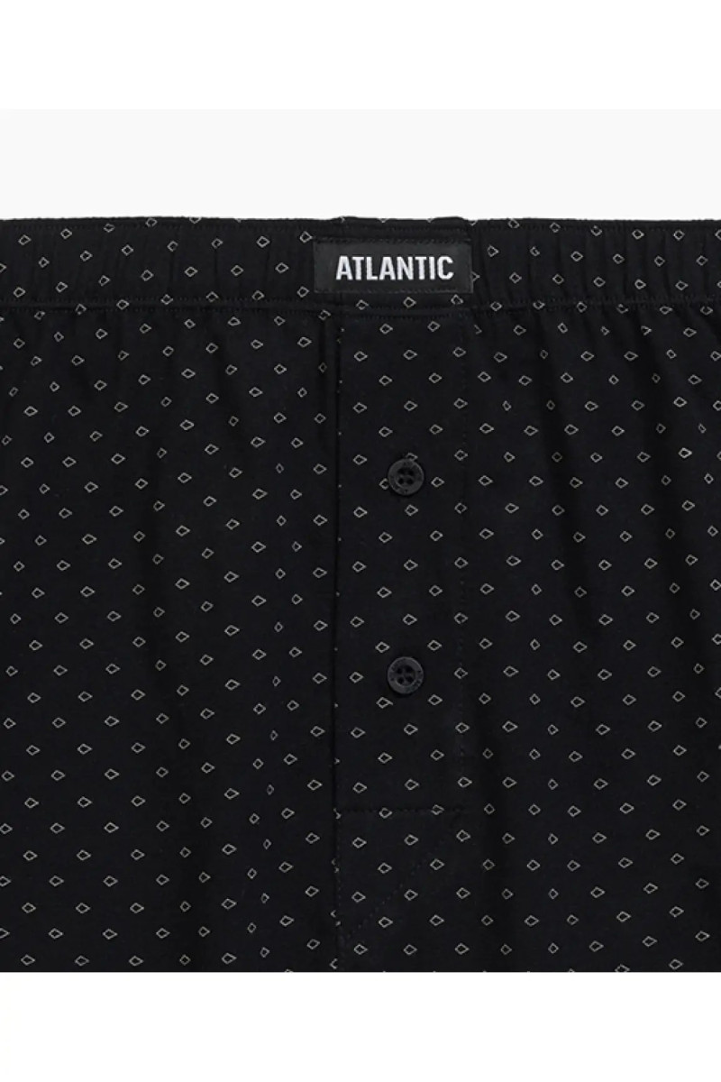 Труси чоловічі боксери ATLANTIC бавовна. Набір 2шт. 2MBX-059 чорний/смарагдовий - LeConfort