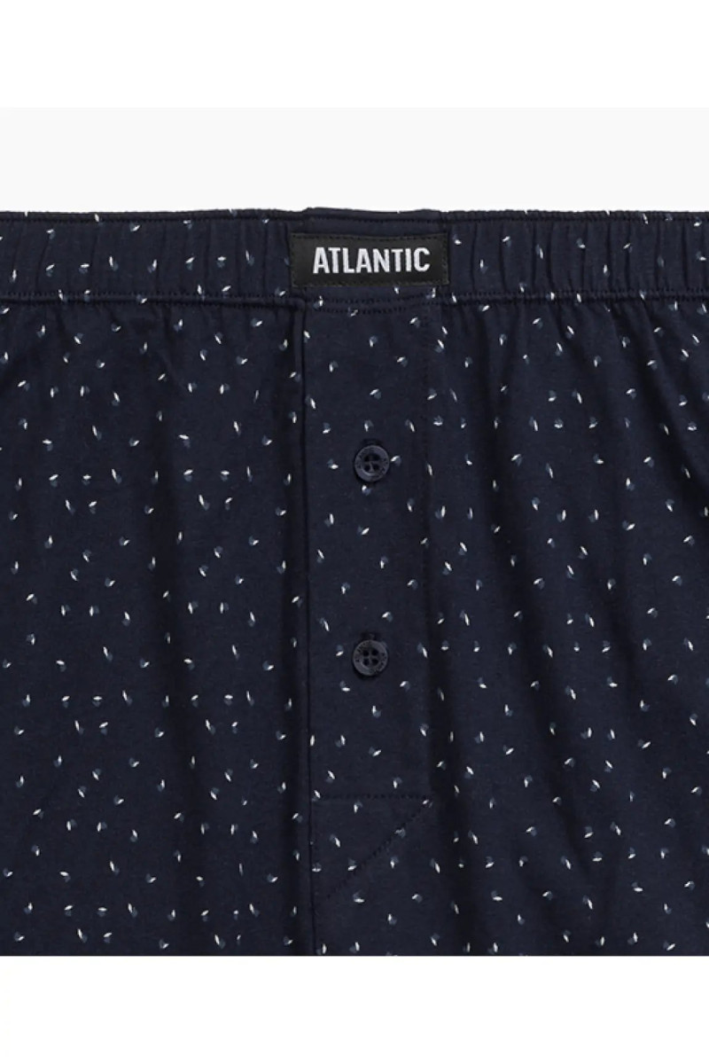 Труси чоловічі боксери ATLANTIC бавовна. Набір 2шт. 2MBX-061 т.синій/сірий меланж - LeConfort