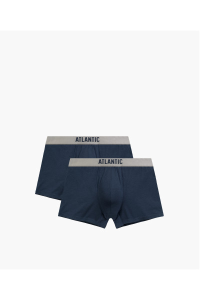 Труси чоловічі шорти ATLANTIC піма бавовна. Набір 2шт. 2MH-1203 синій