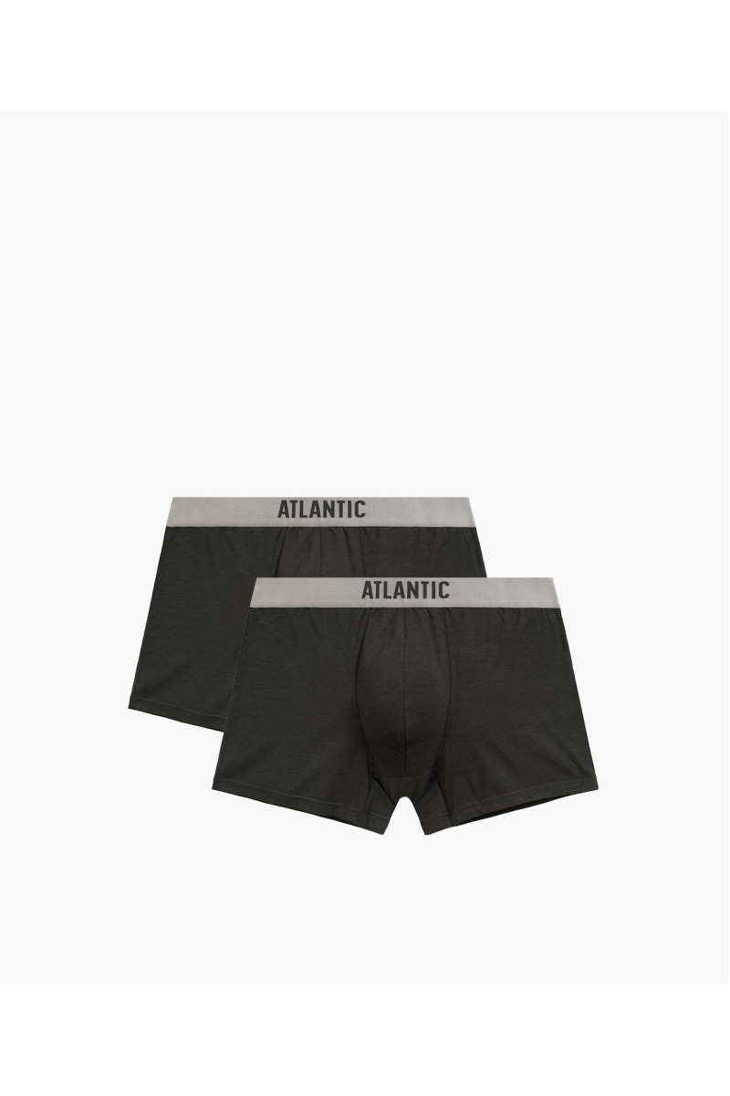Труси чоловічі шорти ATLANTIC піма бавовна. Набір 2шт. 2MH-1203 хакі - LeConfort