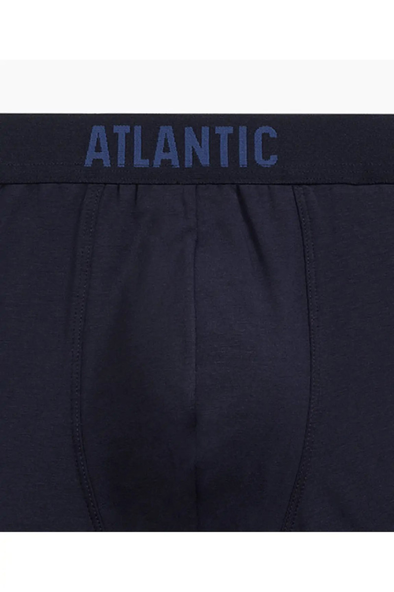 Труси чоловічі шорти ATLANTIC бавовна. Набір 3шт. 3MH-050 т.синій - LeConfort