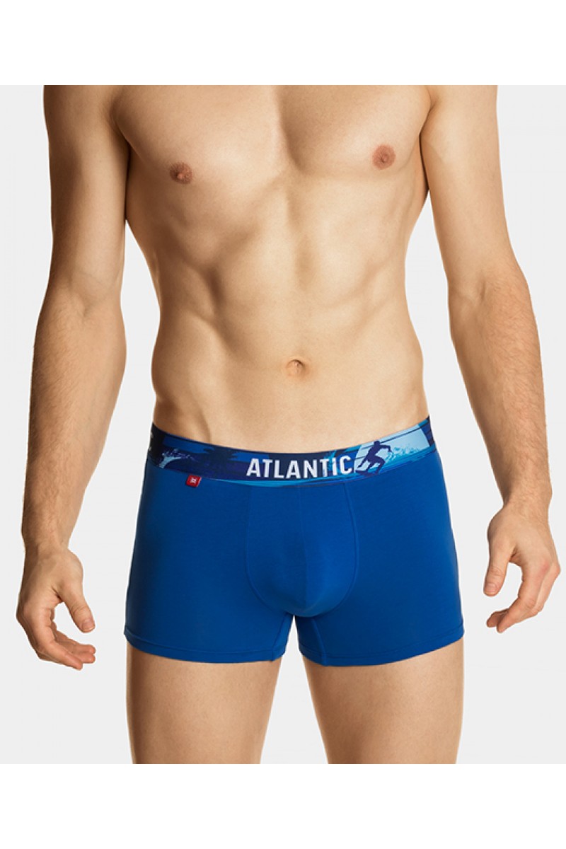 Трусы мужские шорты ATLANTIC хлопок. Набор 3шт. 3MH-164  GRA/NIEC/NIE - LeConfort