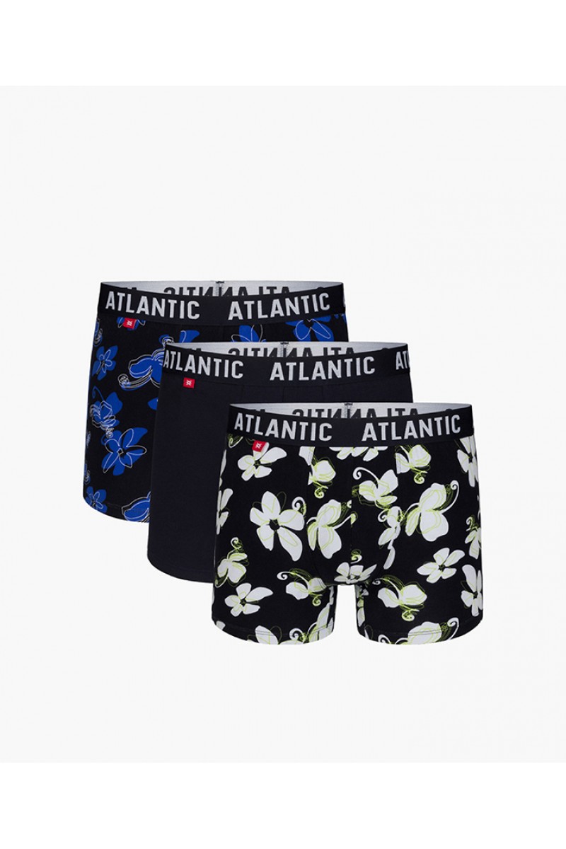Труси чоловічі шорти ATLANTIC бавовна .Набір 3шт.3MH-167 - LeConfort