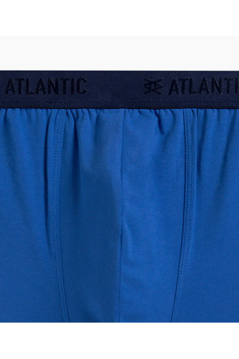 Труси чоловічі шорти ATLANTIC бавовна. Набір 3шт. 3MH-182 синій/т.синій/т.блакитний - LeConfort