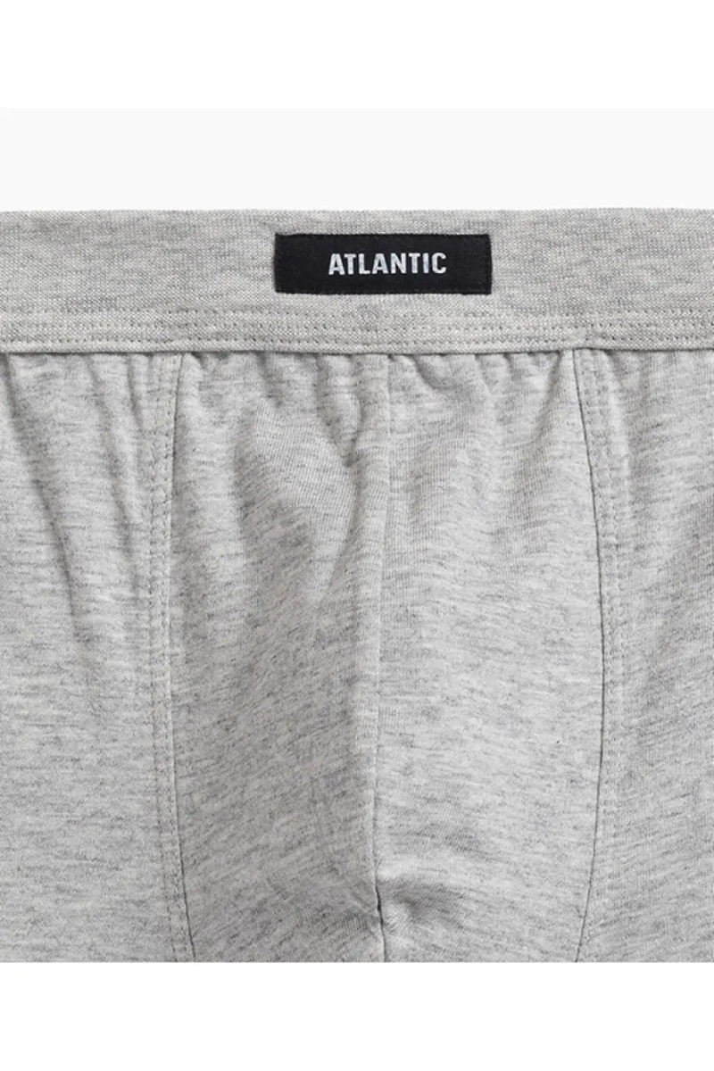 Труси чоловічі шорти ATLANTIC бавовна. Набір 3шт. 3MH-185 чорний/графітовий/сірий - LeConfort