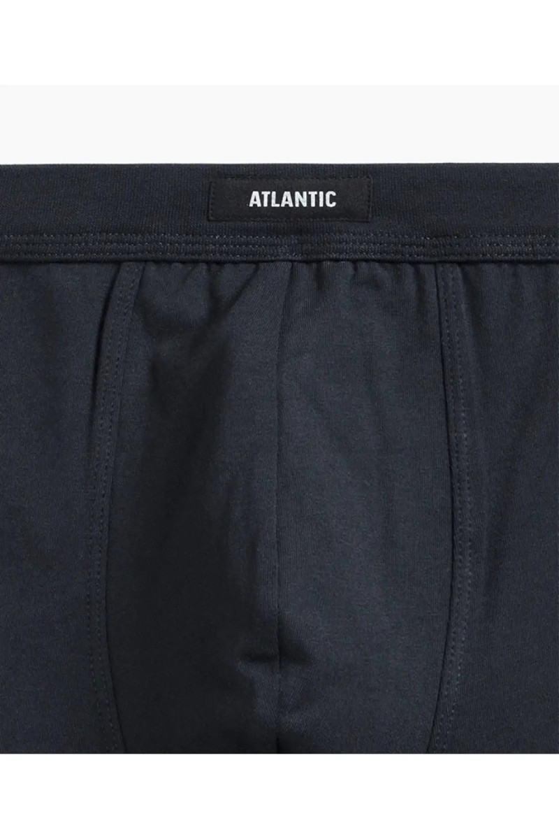 Труси чоловічі шорти ATLANTIC бавовна. Набір 3шт. 3MH-185 чорний/графітовий/сірий - LeConfort