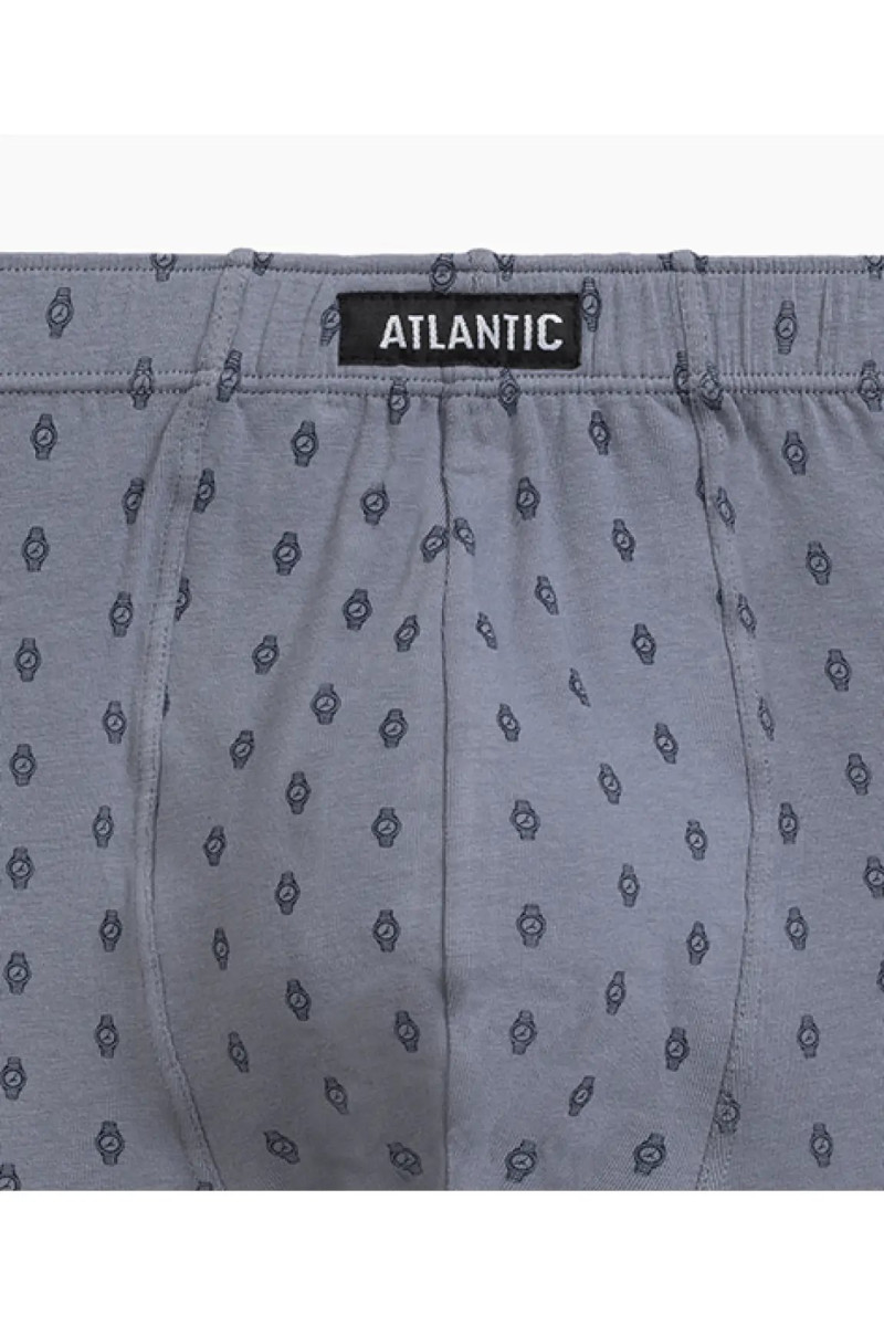 Труси чоловічі шорти ATLANTIC бавовна. Набір 3шт. 3MH-195 т.синій/блакитний/сірий - LeConfort