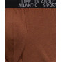 Труси чоловічі шорти ATLANTIC бавовна. Набір 3шт. 3MH-226  т.сірий меланж/коричневий меланж/фіолетовий меланж - LeConfort