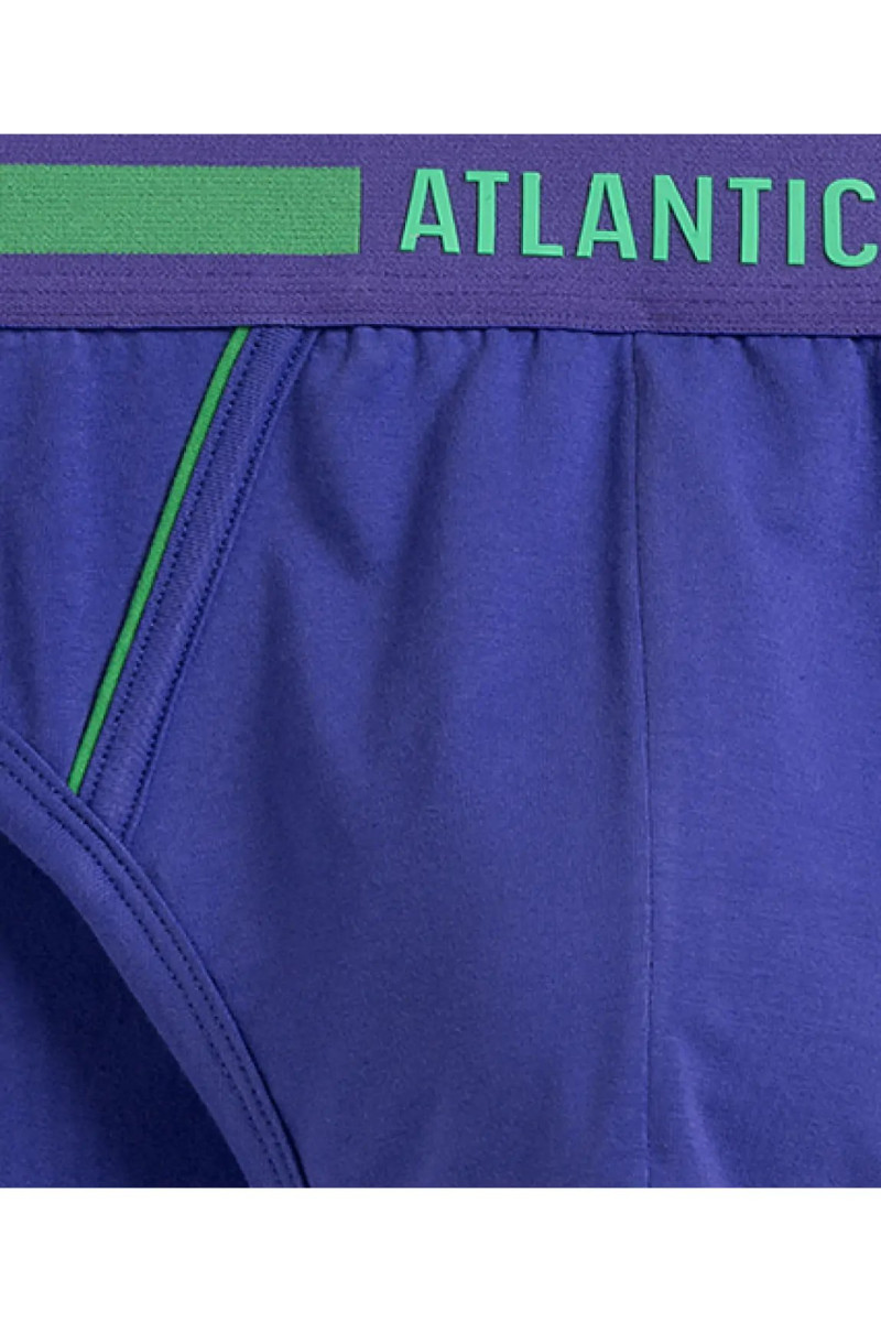 Труси чоловічі спорт ATLANTIC бавовна. Набір 3шт. 3MP-159 т.синій/фіолетовий/зелений - LeConfort