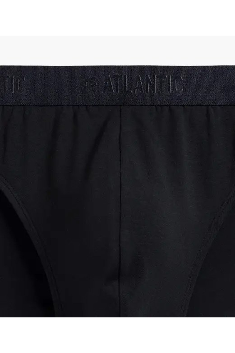 Трусы мужские спорт ATLANTIC хлопок. Набор 3шт. 3MP-161 зеленый/черный/графитовый - LeConfort