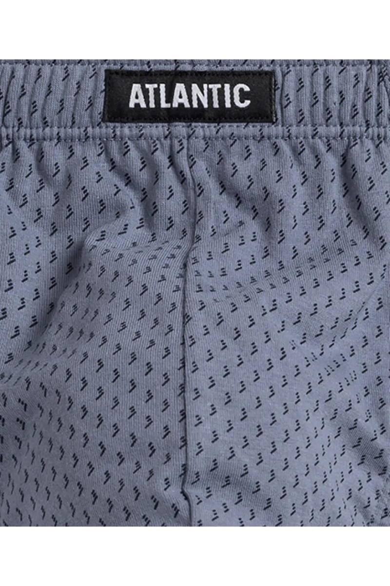 Трусы мужские спорт ATLANTIC хлопок. Набор 3шт. 3MP-166 серый/индиго/т.синий - LeConfort