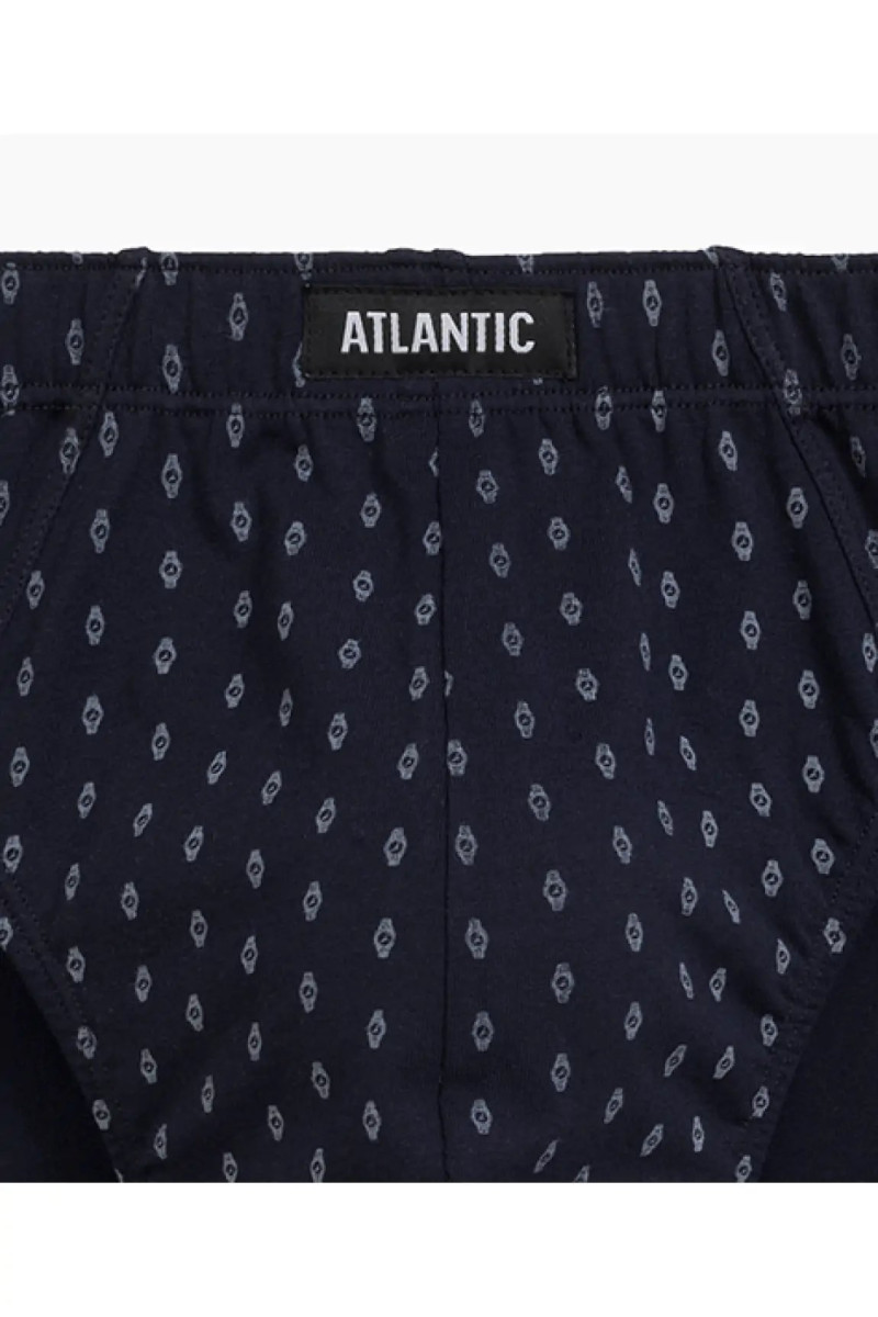 Труси чоловічі спорт ATLANTIC бавовна. Набір 3шт. 3MP-177 т.синій/блакитний/сірий - LeConfort