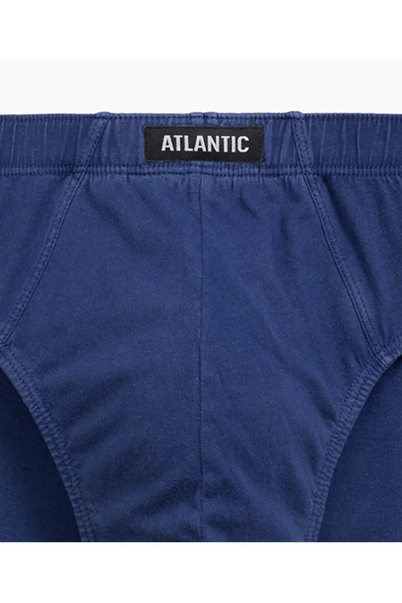 Трусы мужские классика ATLANTIC хлопок. Набор 3шт. 3MP-180 т.синий/голубой/серый - LeConfort