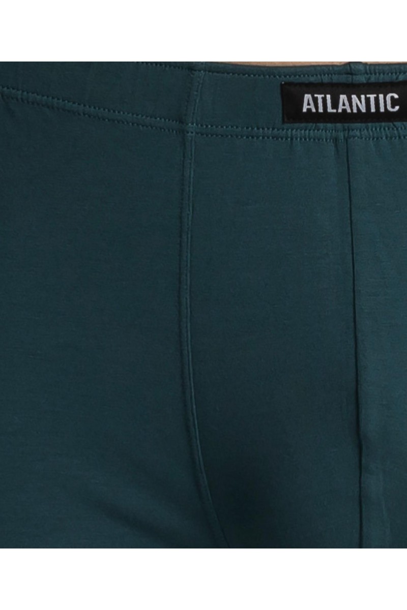 Трусы мужские шорты ATLANTIC хлопок 5SMH-002. Набор 5шт. голубой/бордовый/графитовый/черный/зеленый - LeConfort