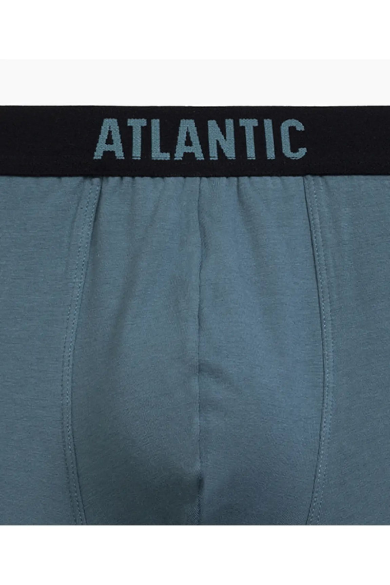 Труси чоловічі шорти ATLANTIC бавовна. Набір 5шт. 5SMH-004 блакитний/т.блакитний/т.синій/графітовий/кавовий - LeConfort