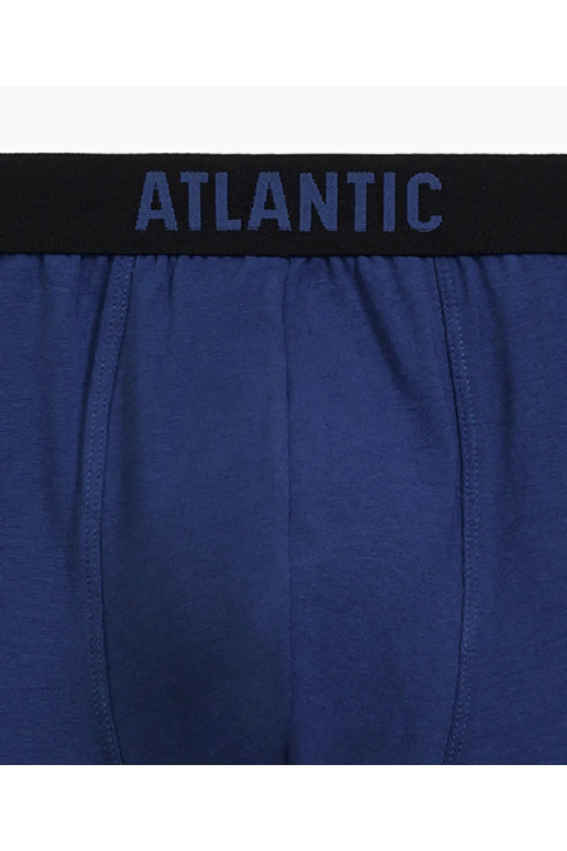Труси чоловічі шорти ATLANTIC бавовна. Набір 5шт. 5SMH-004 блакитний/т.блакитний/т.синій/графітовий/кавовий - LeConfort