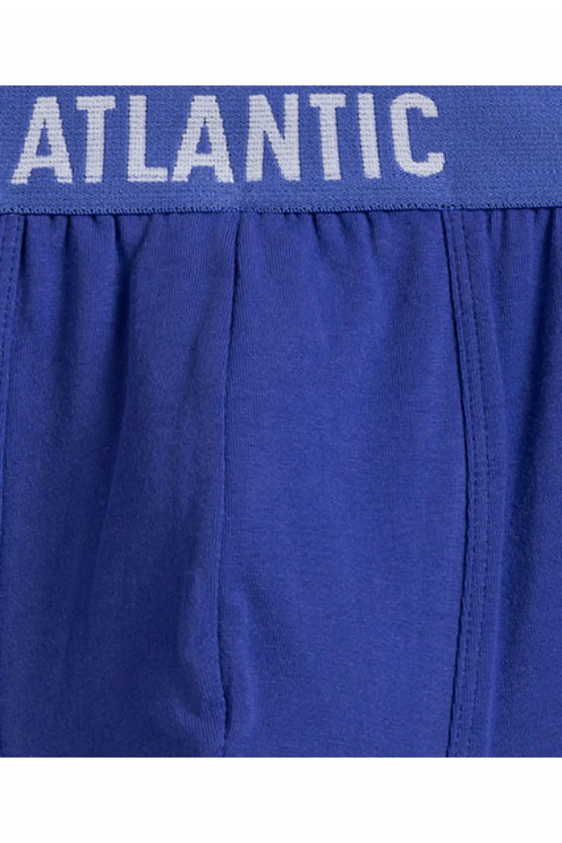 Трусы мужские шорты ATLANTIC хлопок. Набор 5шт. 5SMH-004 св.голубой/серо-голубой/голубой/т.голубой/т.синий - LeConfort