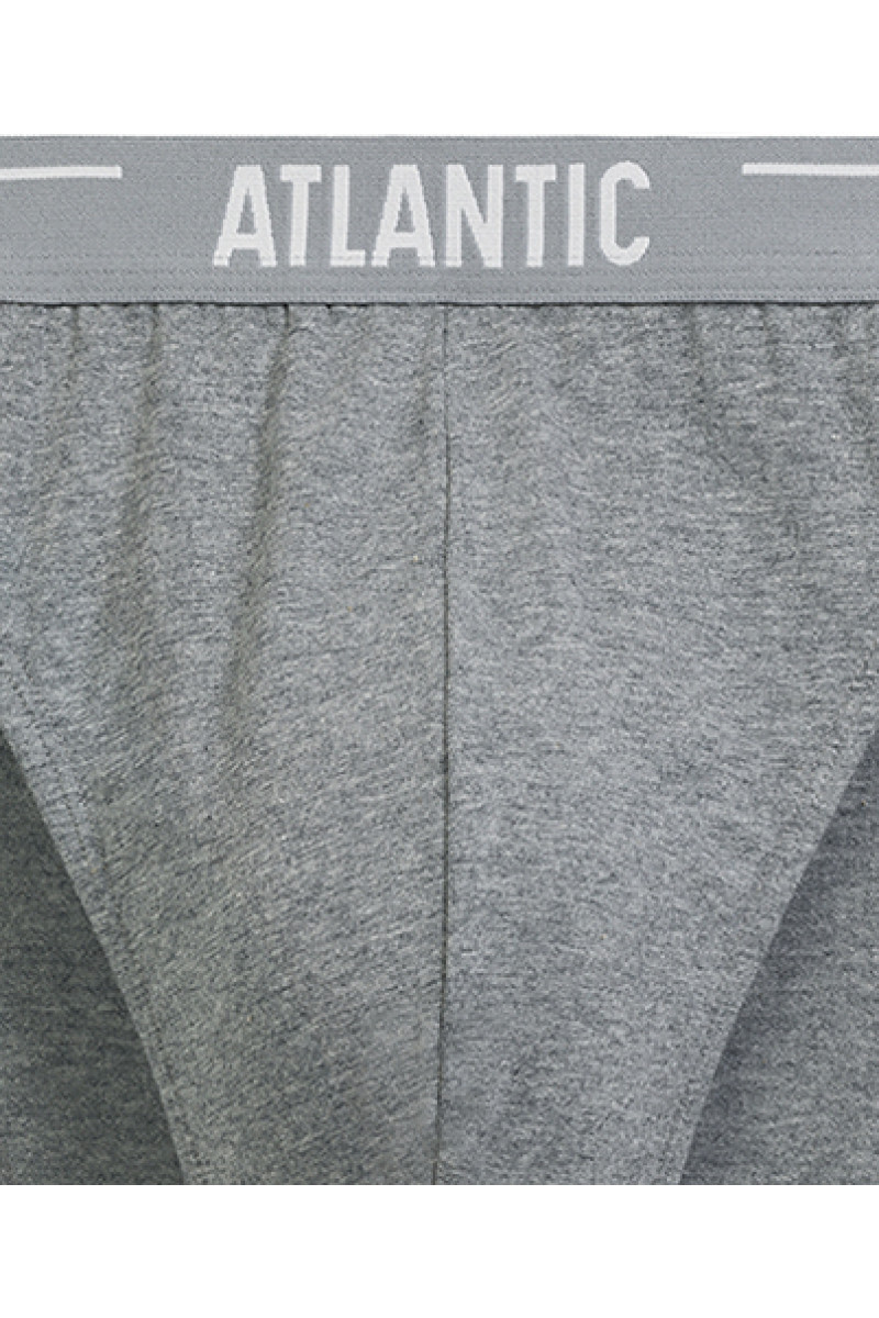 Трусы мужские спорт ATLANTIC хлопок. Набор 5шт. 5SMP-004 черный/т.голубой/голубой/зеленый/серый меланж - LeConfort
