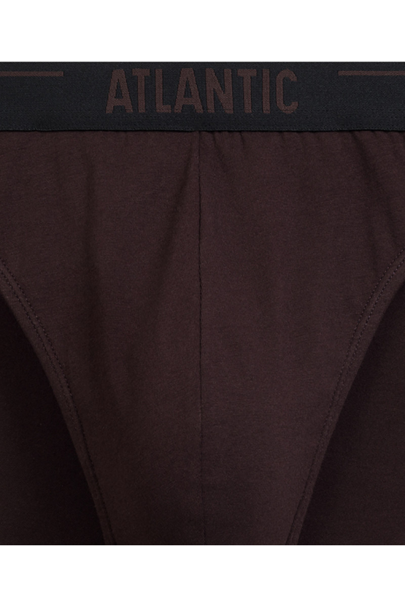 Трусы мужские спорт ATLANTIC хлопок. Набор 5шт. 5SMP-004 черный/т.голубой/голубой/зеленый/серый меланж - LeConfort