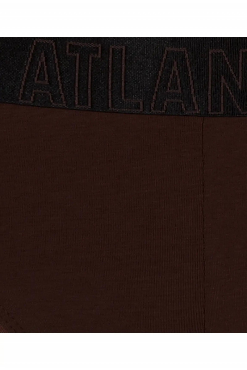 Трусы мужские спорт ATLANTIC пима хлопок MP-1573 шоколадный - LeConfort