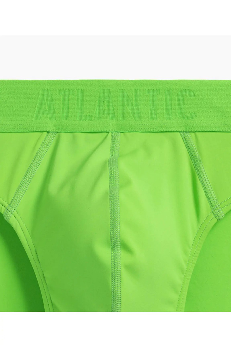 Трусы мужские спорт ATLANTIC нейлон MP-1580 зеленый - LeConfort
