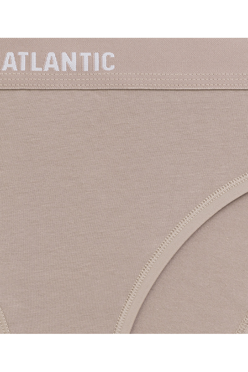 Труси жіночі спорт ATLANTIC бавовна. Набір 3шт. 3CLP-012 персиковий/т.бежевий/св.бежевий - LeConfort