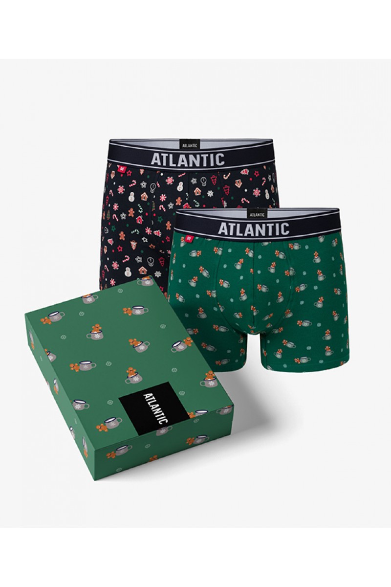 Трусы мужские шорты ATLANTIC 2GMH-008(2шт.) - LeConfort