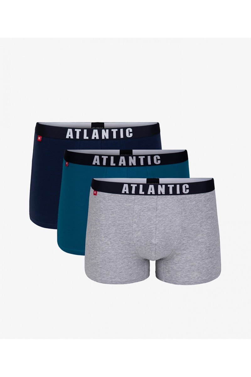 Труси чоловічі шорти ATLANTIC 3MH-011(3шт.) - LeConfort