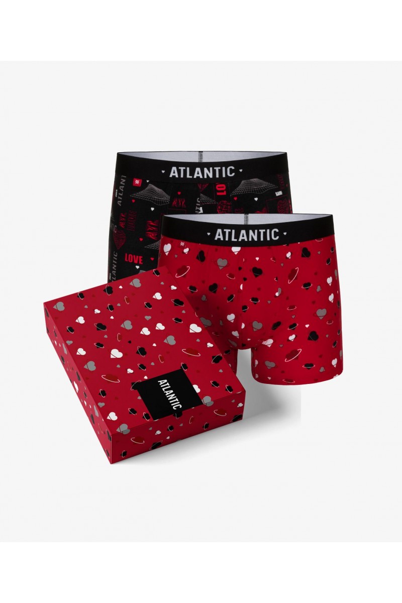 Трусы мужские шорты ATLANTIC 2GMH-013 (2шт.) - LeConfort