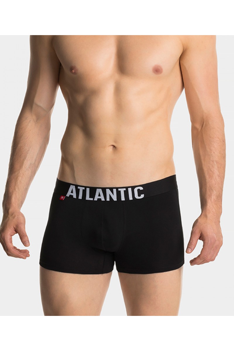 Трусы мужские шорты ATLANTIC хлопок 3SMH-003. Набор 3шт. POM/CZA/GRF - LeConfort