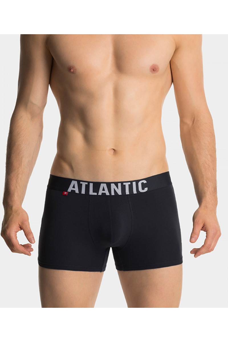Трусы мужские шорты ATLANTIC хлопок 3SMH-003. Набор 3шт. POM/CZA/GRF - LeConfort