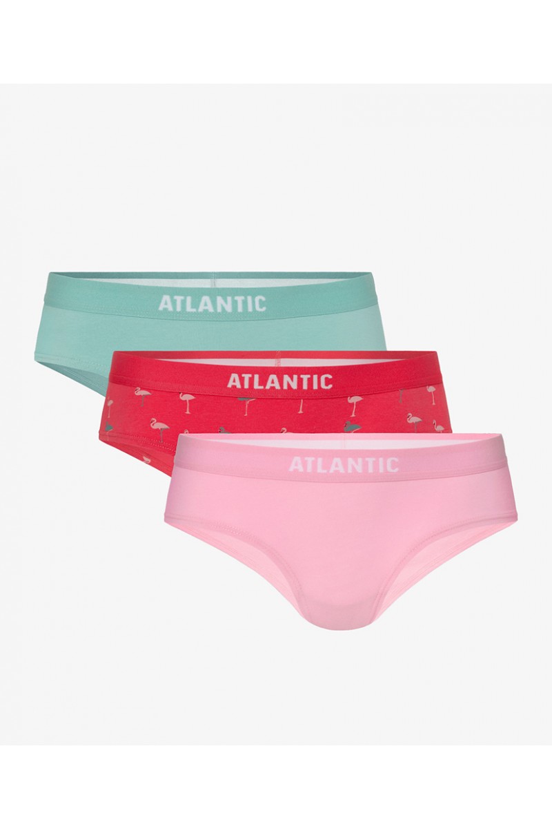 Трусы женские хипстер ATLANTIC 3LP-180 (3шт.) - LeConfort